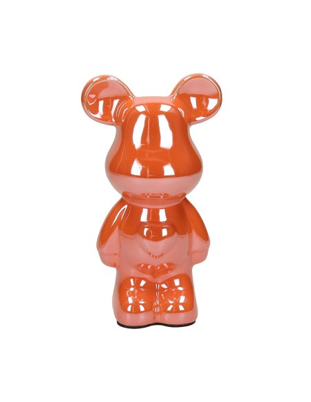 Statuetta orsetto decorativo arancio Tognana