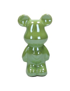 Statuetta orsetto decorativo verde Tognana