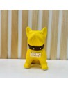 Bulldog Giallo in Ceramica Dipinto a Mano Tom Ch