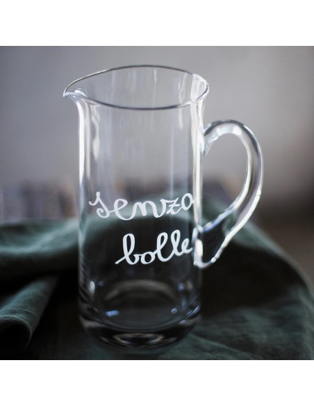 Brocca in vetro senza bolle Simple Day