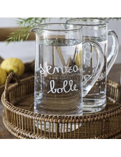 Brocca in vetro senza bolle Simple Day