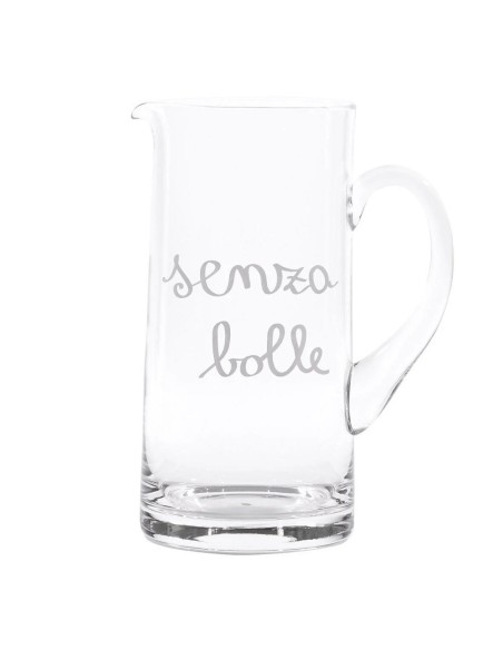 Brocca in vetro senza bolle Simple Day