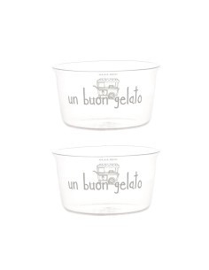 Coppia di coppette gelato "Un buon gelato" Simple Day