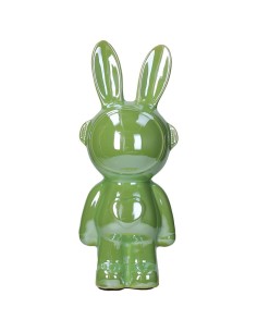 Salvadanaio Coniglio rabbit verde Tognana