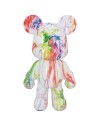 Salvadanaio Orso con sfumature colorate Tognana