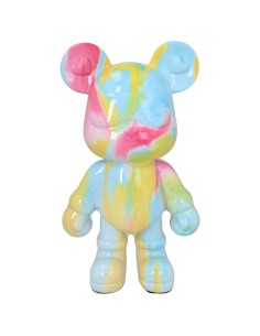 Salvadanaio Orso con sfumature azzurre Tognana