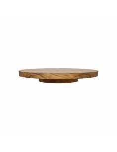 Tagliere rotondo girevole in legno naturale Tognana