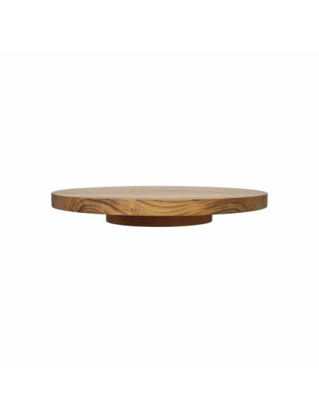 Tagliere rotondo girevole in legno naturale Tognana