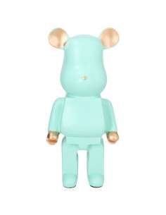 Salvadanaio Orso azzurro pastello e oro Tognana