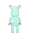Salvadanaio Orso azzurro pastello e oro Tognana