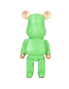 Salvadanaio Orso Verde Fluo e oro Tognana