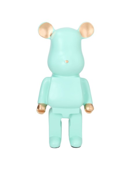 Salvadanaio Orso azzurro pastello e oro Tognana