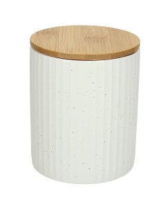 Barattolo da cucina rigato bianco e beige Tognana 2