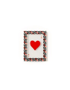 Quadretto seme poker Cuori rossi Ilary Queen