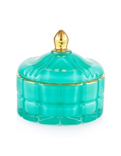 Scatola verde decorativa piccola Tresors Emò