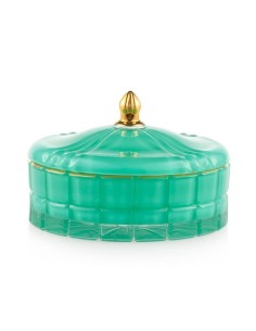 Scatola verde decorativa grande Tresors Emò