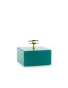 Portagioie piccolo in vetro verde Jewel Emò