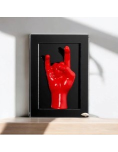 Quadretto Corna scaramantiche rosse Ilary Queen 2