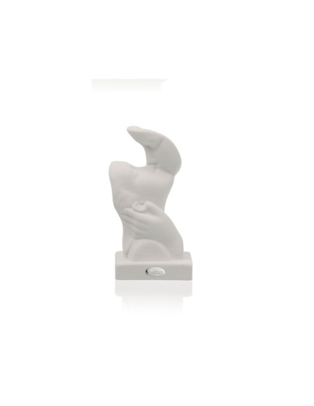 Scultura Bacio bianco piccola Ilary Queen