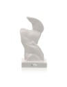 Scultura Bacio bianco lucido grande Ilary Queen