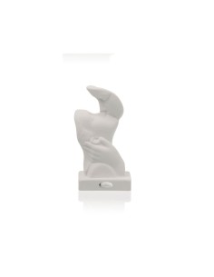Scultura Bacio bianco piccola Ilary Queen
