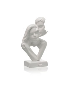 Scultura Innamorati bianca lucida grande Ilary Queen