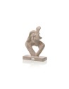 Scultura Innamorati tortora lucida piccola Ilary Queen