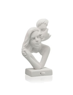 Scultura Innamorati bianca grande Ilary Queen