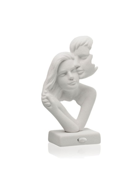 Scultura Innamorati bianca grande Ilary Queen