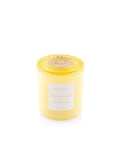 Candela profumata in vetro gialla Essence Emò