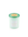 Candela profumata in vetro verde Essence Emò