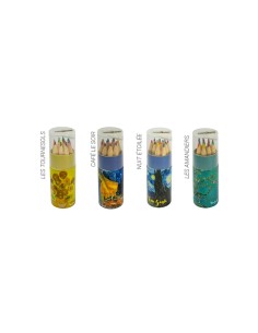 Scatola con matite colorate  I mandorli Van Gogh Enesco 2