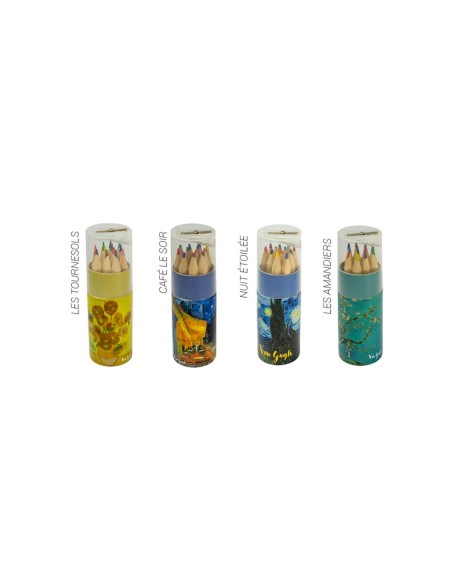 Scatola con matite colorate  I mandorli Van Gogh Enesco