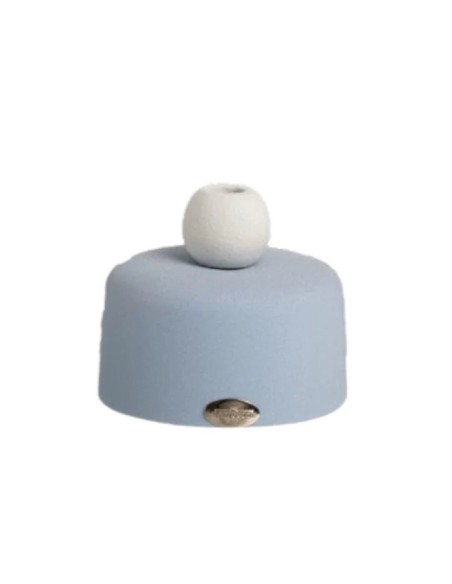 Vasetto celeste con sfera e pampas Ilary Queen