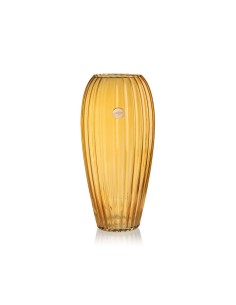 Vaso lustrato in vetro ambra Ilary Queen