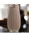 Vaso basic tortora con ghiera dorata Ilary Queen
