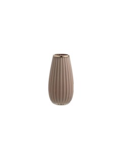 Vaso basic tortora con ghiera dorata Ilary Queen 2
