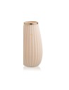 Vaso basic panna con ghiera dorata Ilary Queen