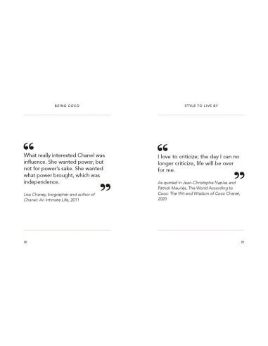 Libro decorativo The Little Guide to Coco Chanel