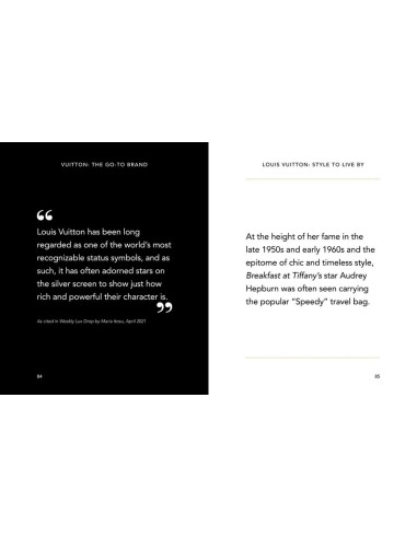 Libro decorativo The Little Guide to Louis Vuitton