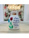 Campana con frase e fiori Pienne Design