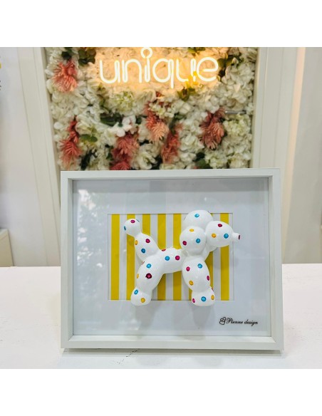 Quadretto con Ballon Dog Pienne Design