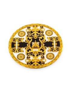 Vassoio tondo con decoro Versailles EMÒ