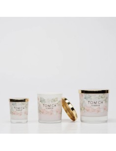 Candela profumata rosa con Flowers bicolore Tom Ch 2