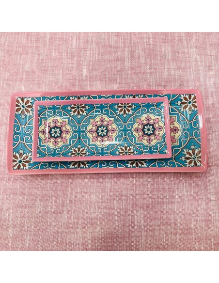 Vassoio piccolo con decoro Maiolica EMÒ