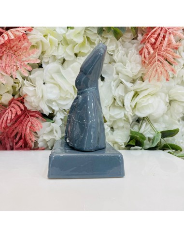 Scultura San Gennaro grigio con schizzi Amagè