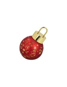Pallina di Natale grande rossa con luce Led Tognana 2