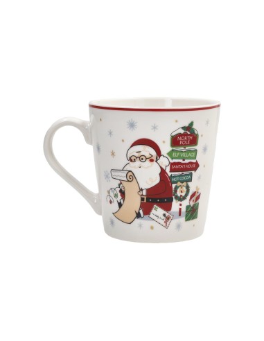 Set 2 mug con vassoio natalizio Tognana