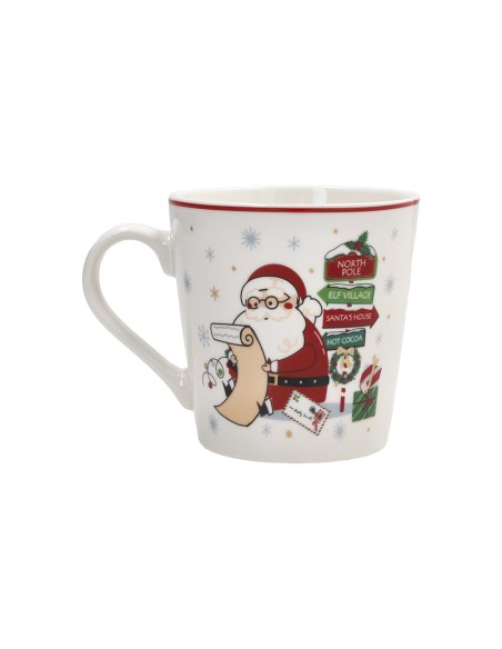 Set 2 mug con vassoio natalizio Tognana
