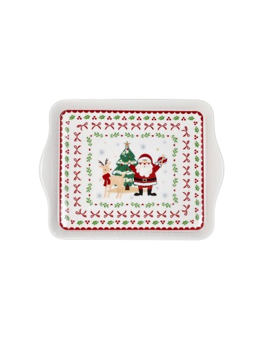 Set 2 mug con vassoio natalizio Tognana